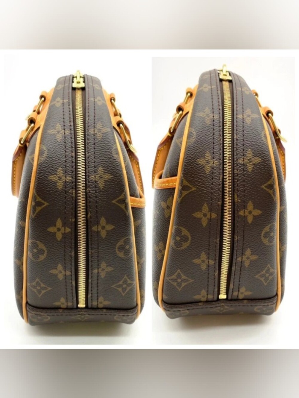NOT FOR SALE! Louis Vuitton Monogram Trouville M42228 Handbag W/DB Cards - Picture 5 of 14